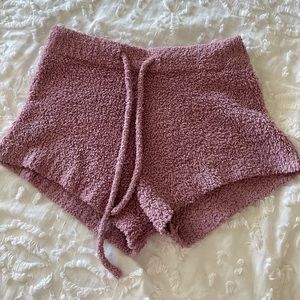 Forever 21 Sherpa lounge shorts